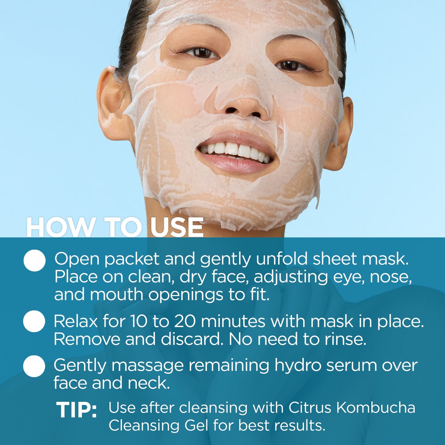Pure Pore Hydro Serum Facial Sheet Mask