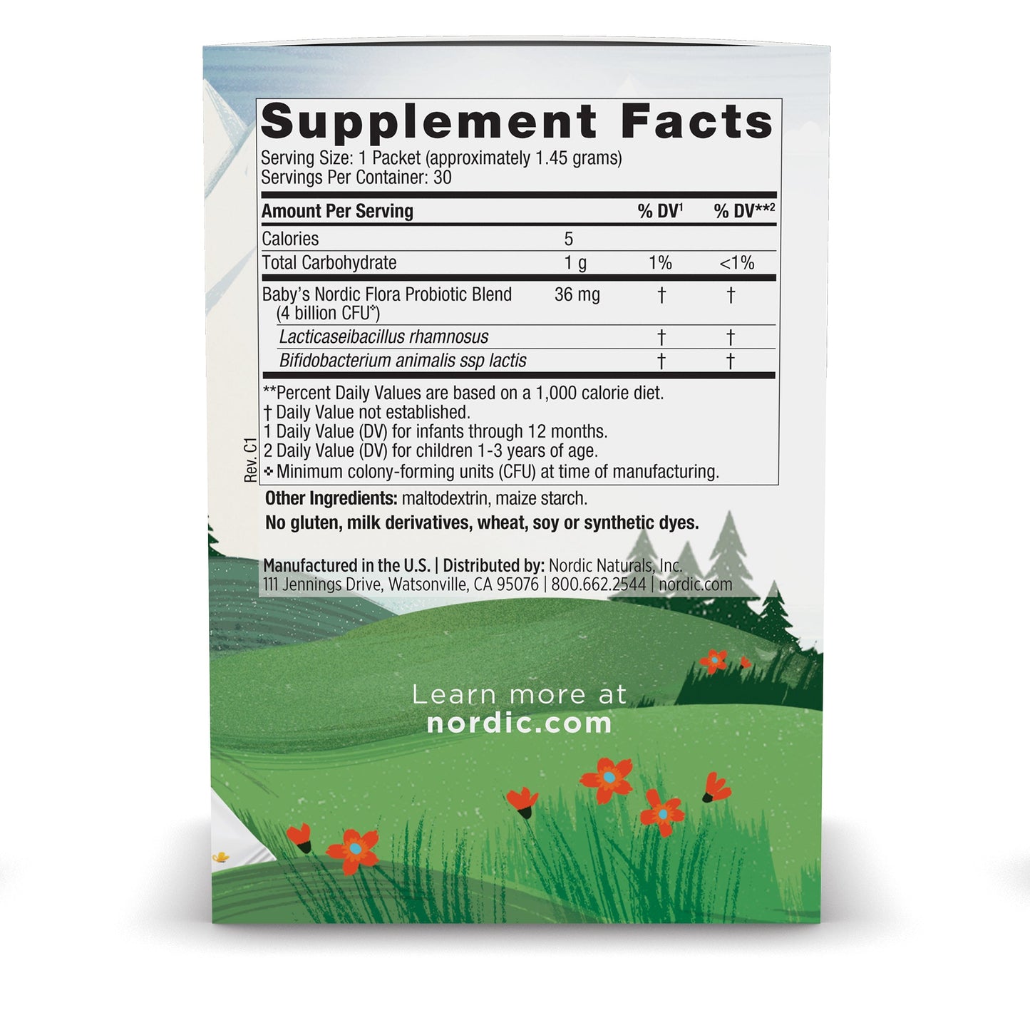 Nordic Flora Baby's Probiotic Powder