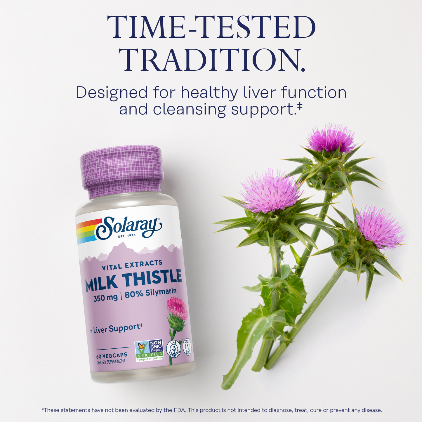 Vital Extracts Milk Thistle. 350 mg