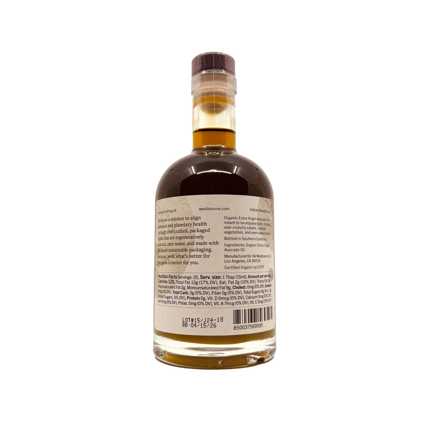 Organic Extra Virgin Avocado Oil